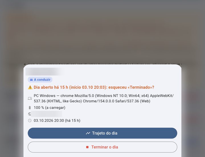 «Terminado» esquecido
